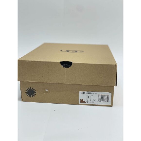 UGG Women's Mini Bailey Logo Strap Boot - Chestnut 7M - Picture 7 of 8